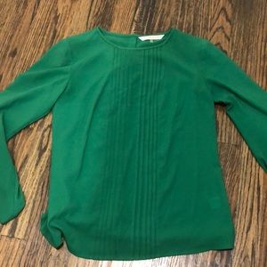 Trina Turk green blouse